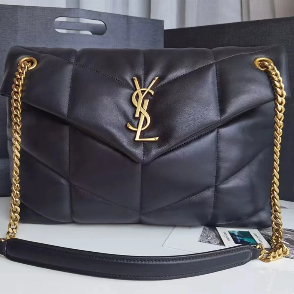 LOULOU PUFFER Medium Quilted Lambskin Handbag (Replica)