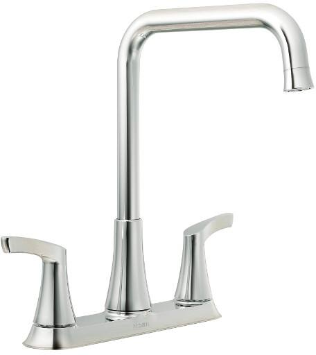 Moen® Danika Double Handle Kitchen Faucet, Chrome