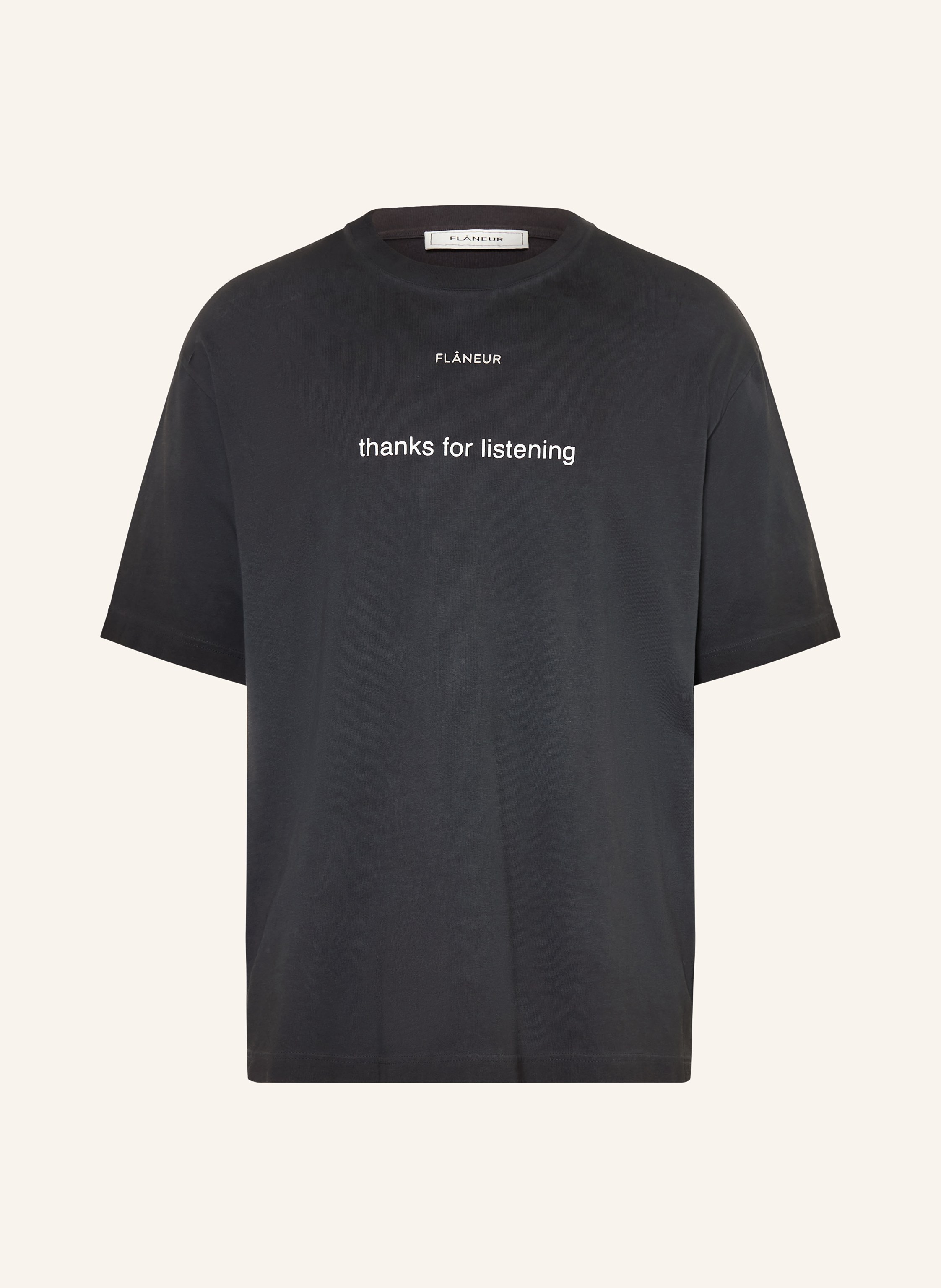 FLÂNEUR Oversized-Shirt LISTENING