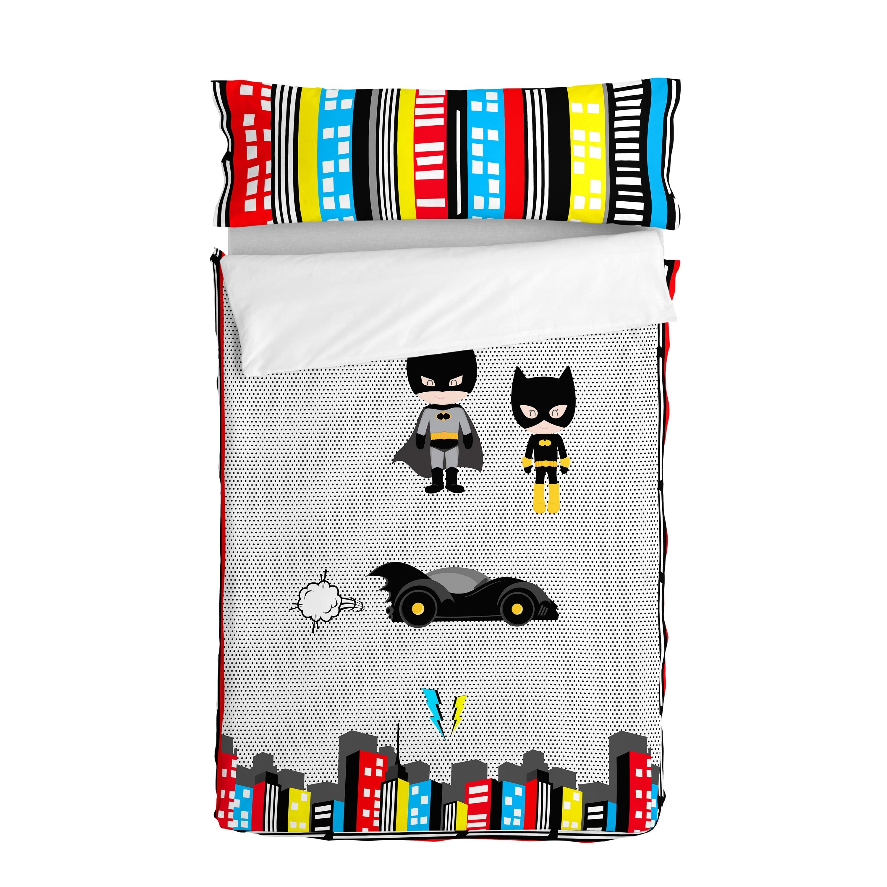 Bat Noordse tas Mr Fox, Veelkleurig, 100% Katoen (buitenkant) 100% Pol