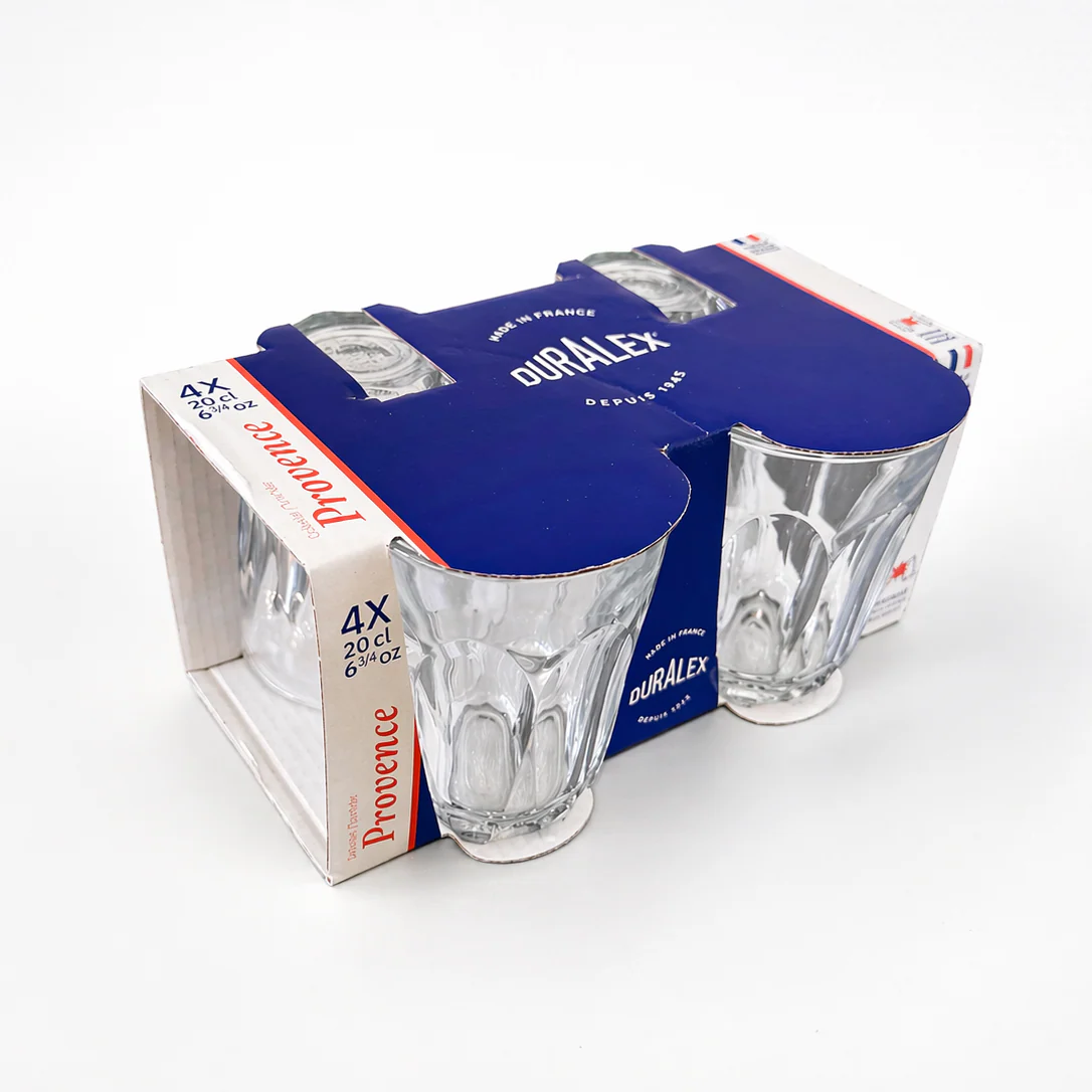 Provence - Verre transparent 20cl (Lot de 4)