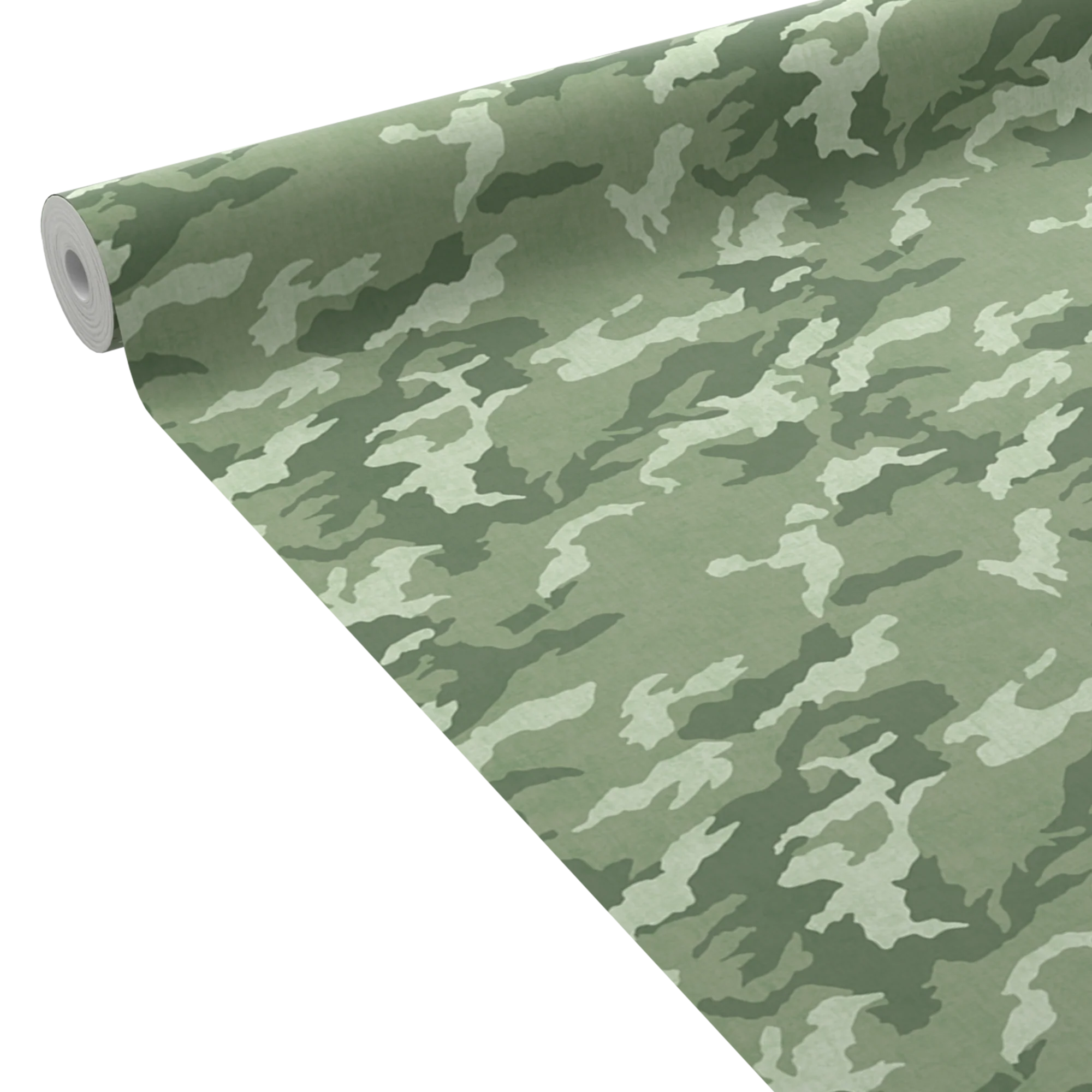 Papier peint intissé MILITARY coloris vert camouflage