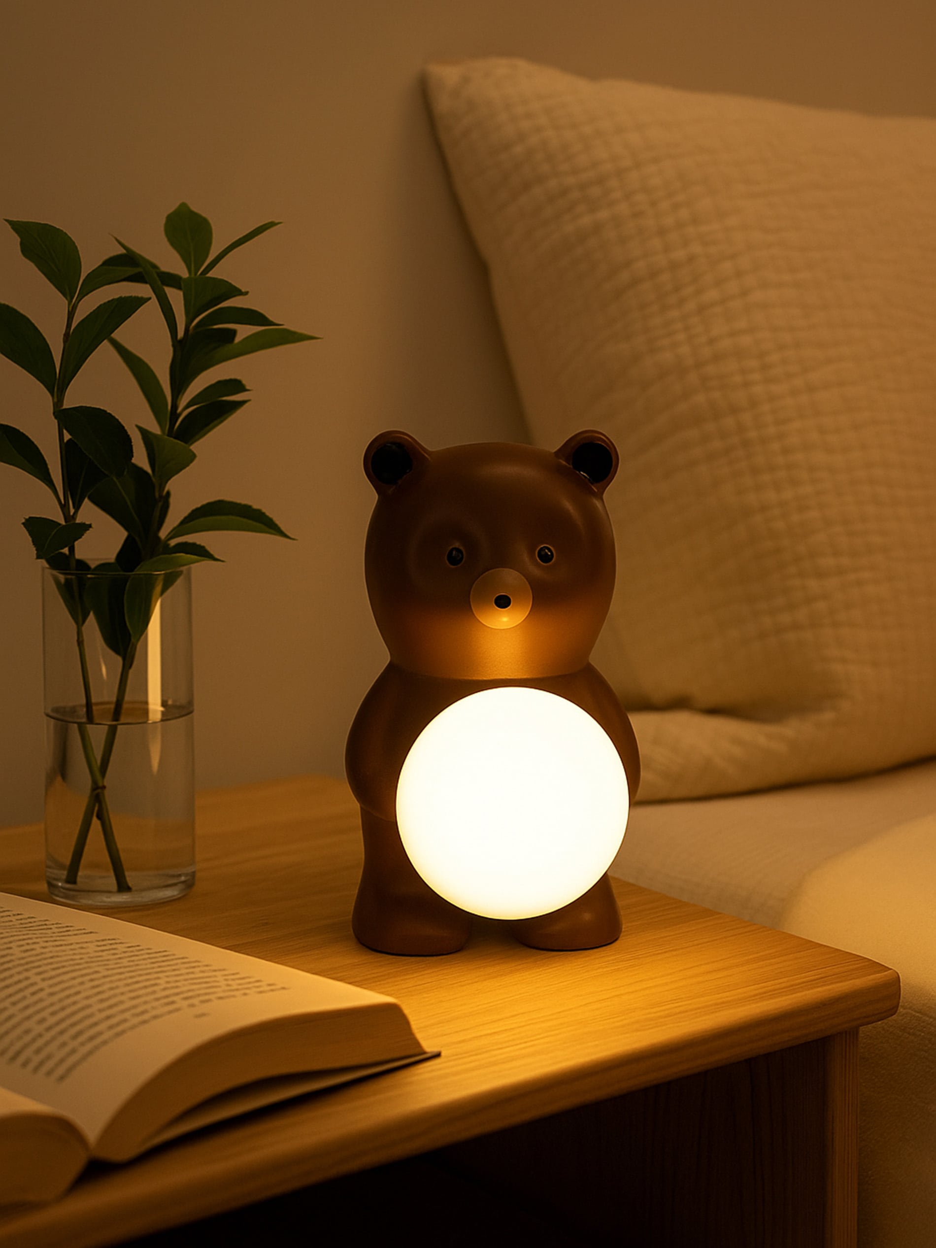 Dziecięca lampka nocna LED w kształcie misia