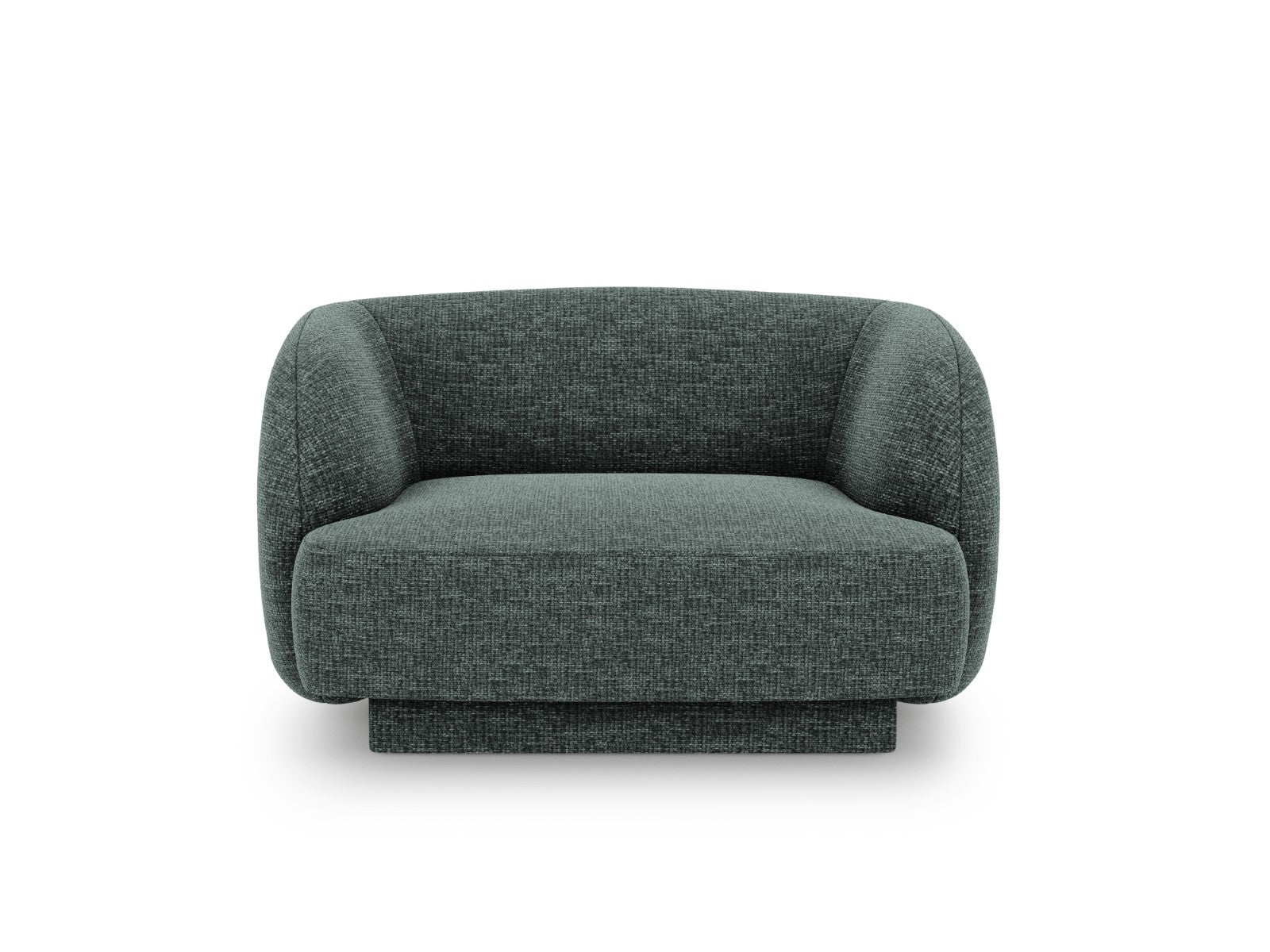 Micadoni Fauteuil Miley chenille, olie - 90x103x70cm