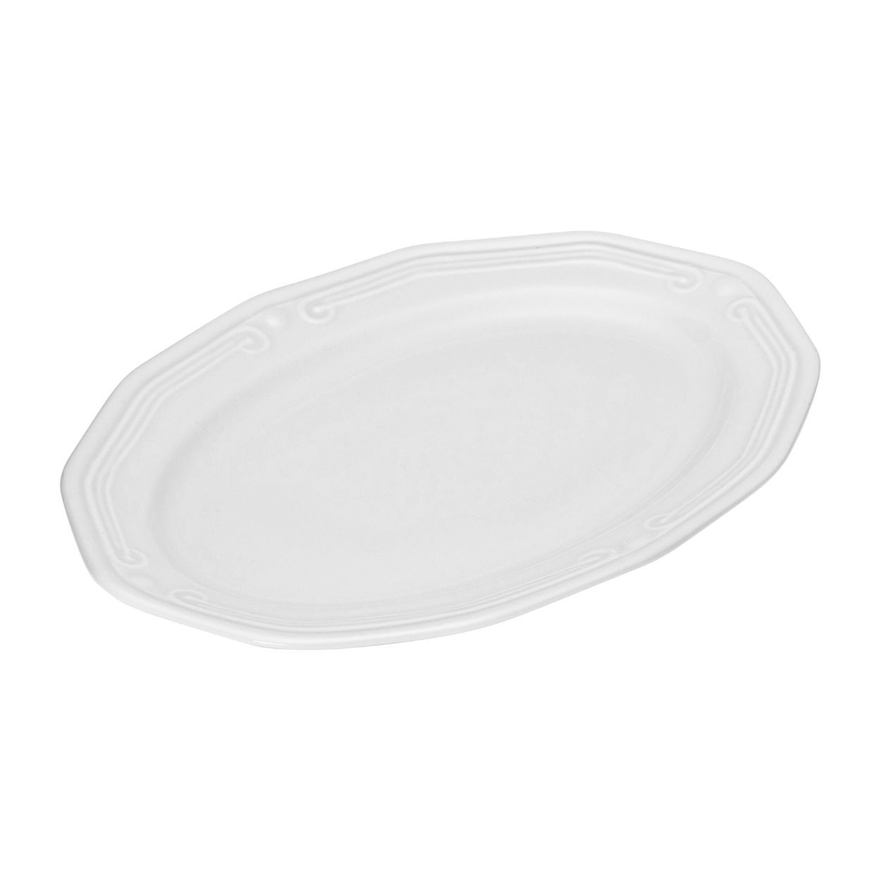 Półmisek Athenee porcelana biały do serwowania podłużny