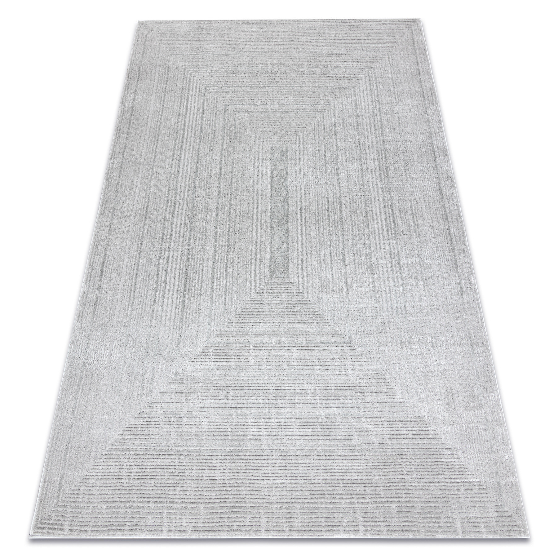 Dywan BALANCE 8788 szary - Geometryczny, strukturalny, glamour80x150 cm