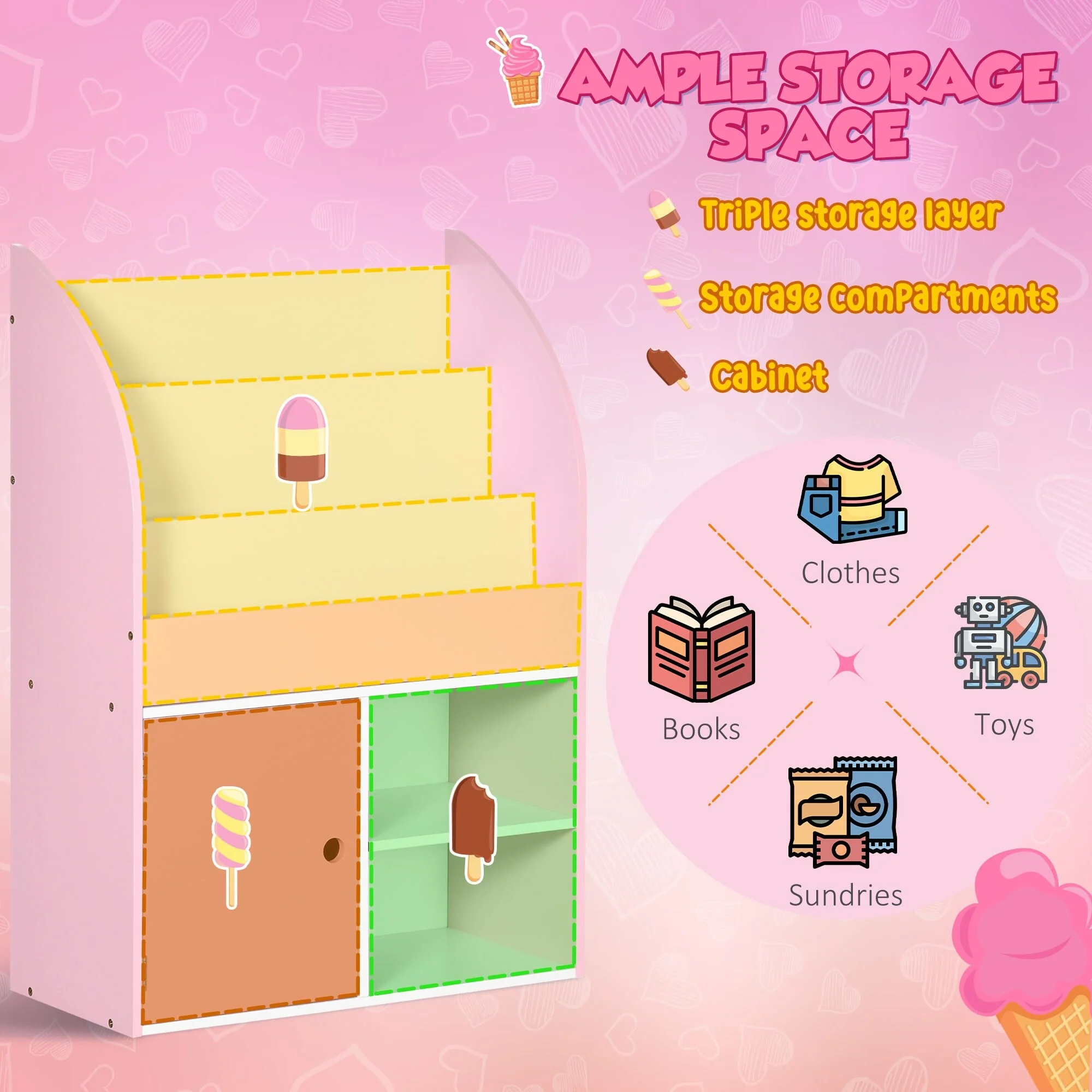 Multi-Purpose Kids Toy Storage Organizer