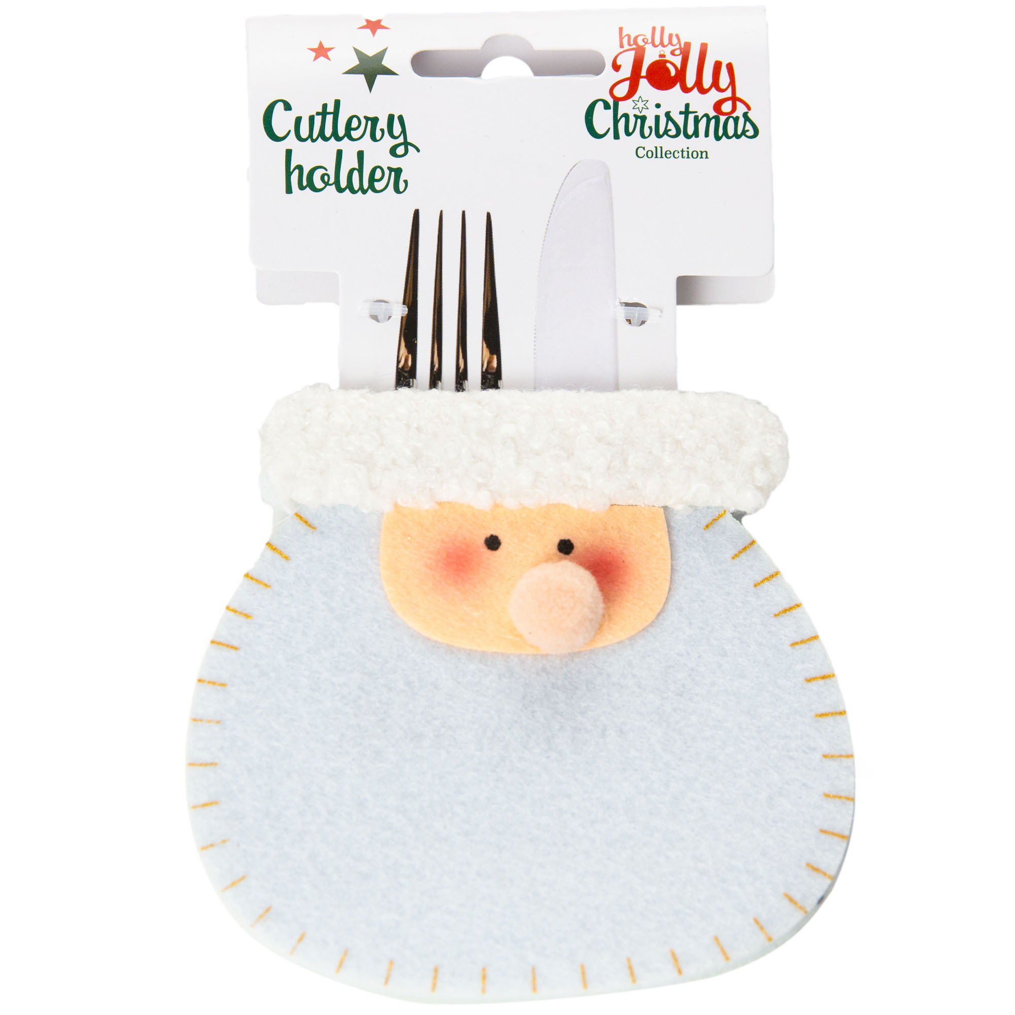 Świąteczna Kieszonka Etui Pokrowiec Na Sztućce Filc 11X15 Cm