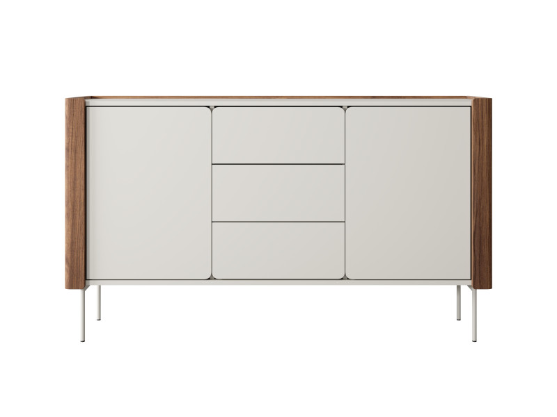 Komoda VEZERE 141 cm orzech warmia/kaszmir