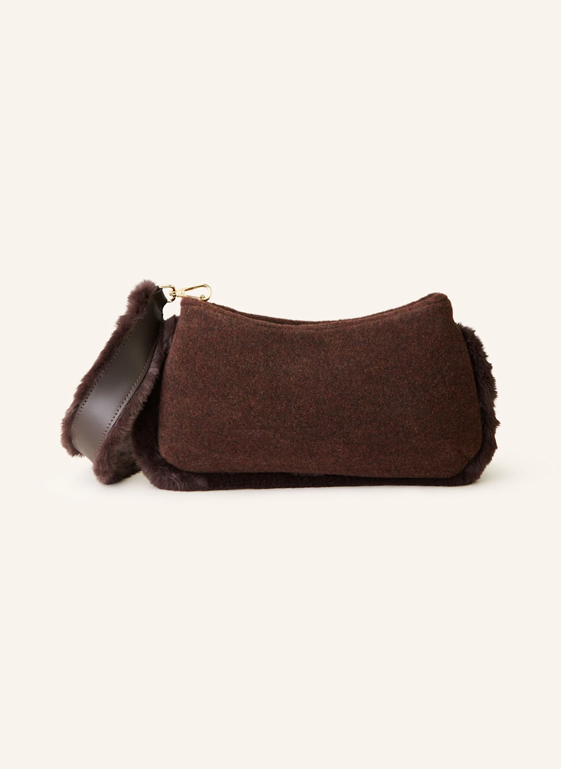 ViaMailBag Schultertasche LULU mit Kunstpelz