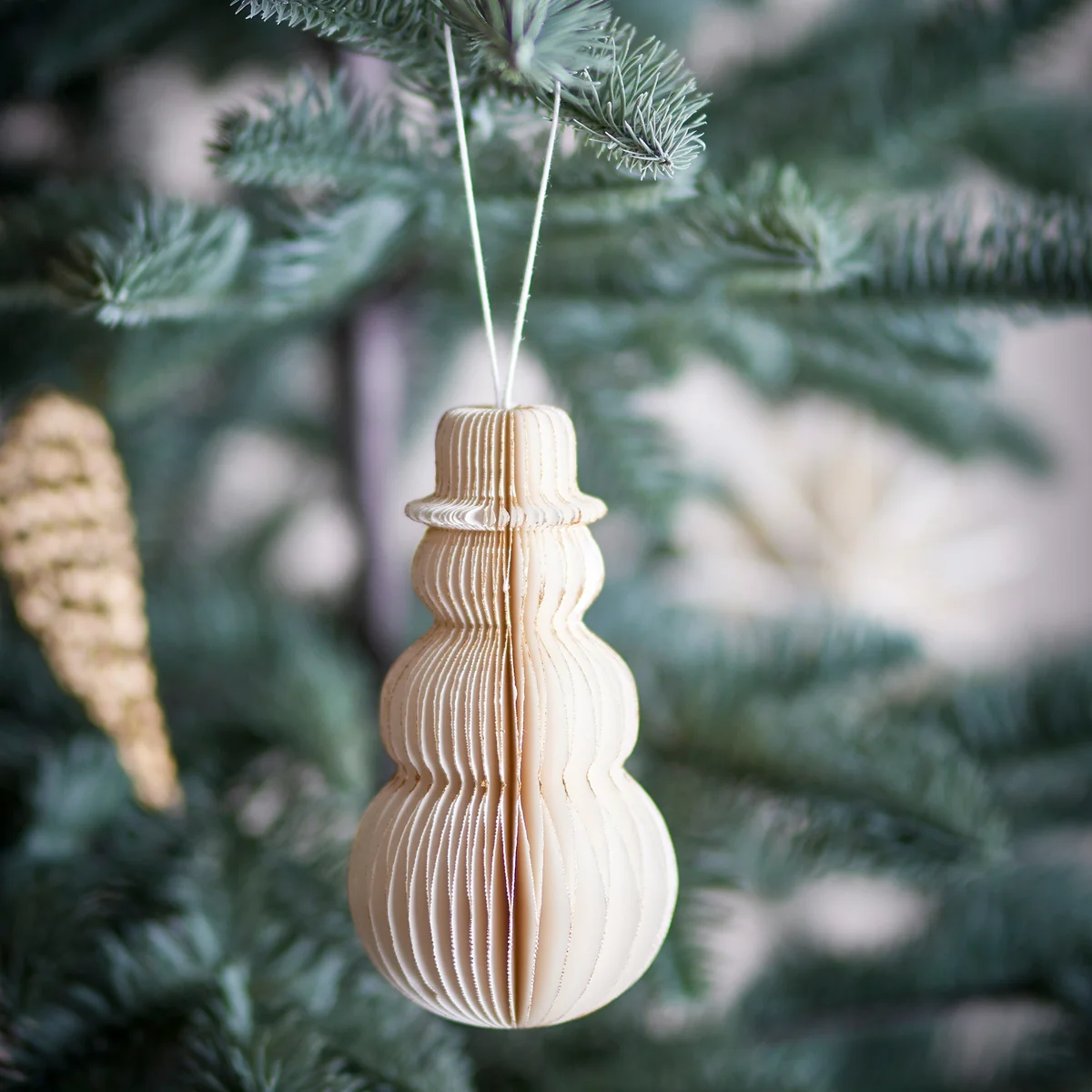 Bloomingville - Felip Weihnachtsornament, weiß