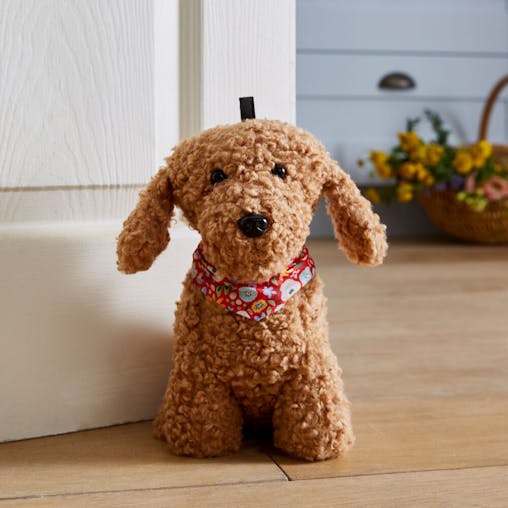 Ulster Weavers Cockapoo Dog Shaped Doorstop Brown | 13 x 24 x 15cm
