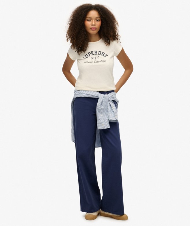 Mid Rise Baggy Pants
