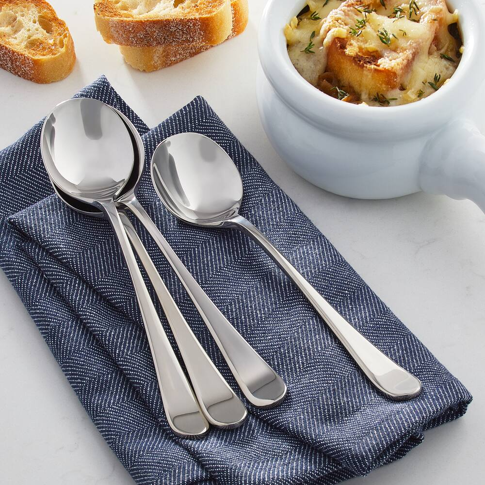 PADERNO Stainless Steel Soup Spoons, 4-pc