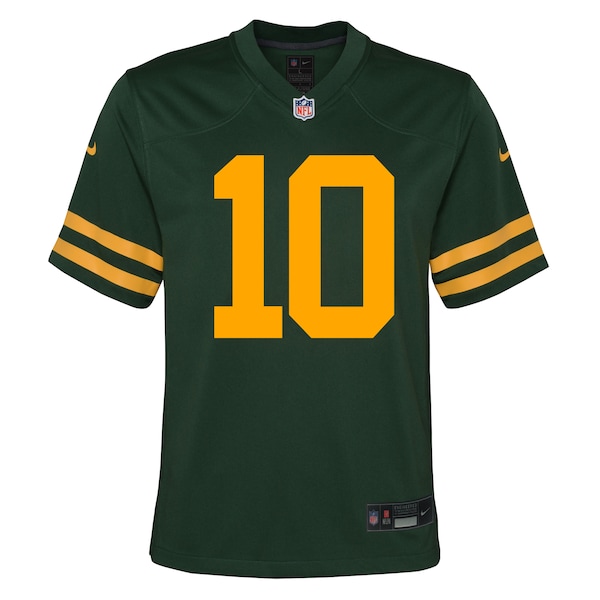 Jordan Love Green Bay Packers Nike Youth Alternate Game Jersey - Green
