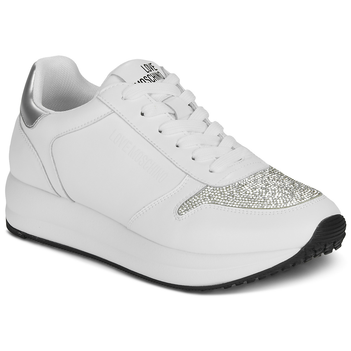 Love Moschino - DAILY RUNNING-JA15324G1O - White / Strass