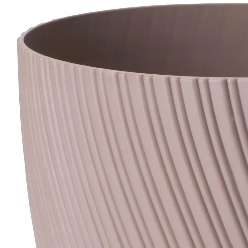 Form Plastic Plantenpot - kunststof - beige - D27 x H24 cm