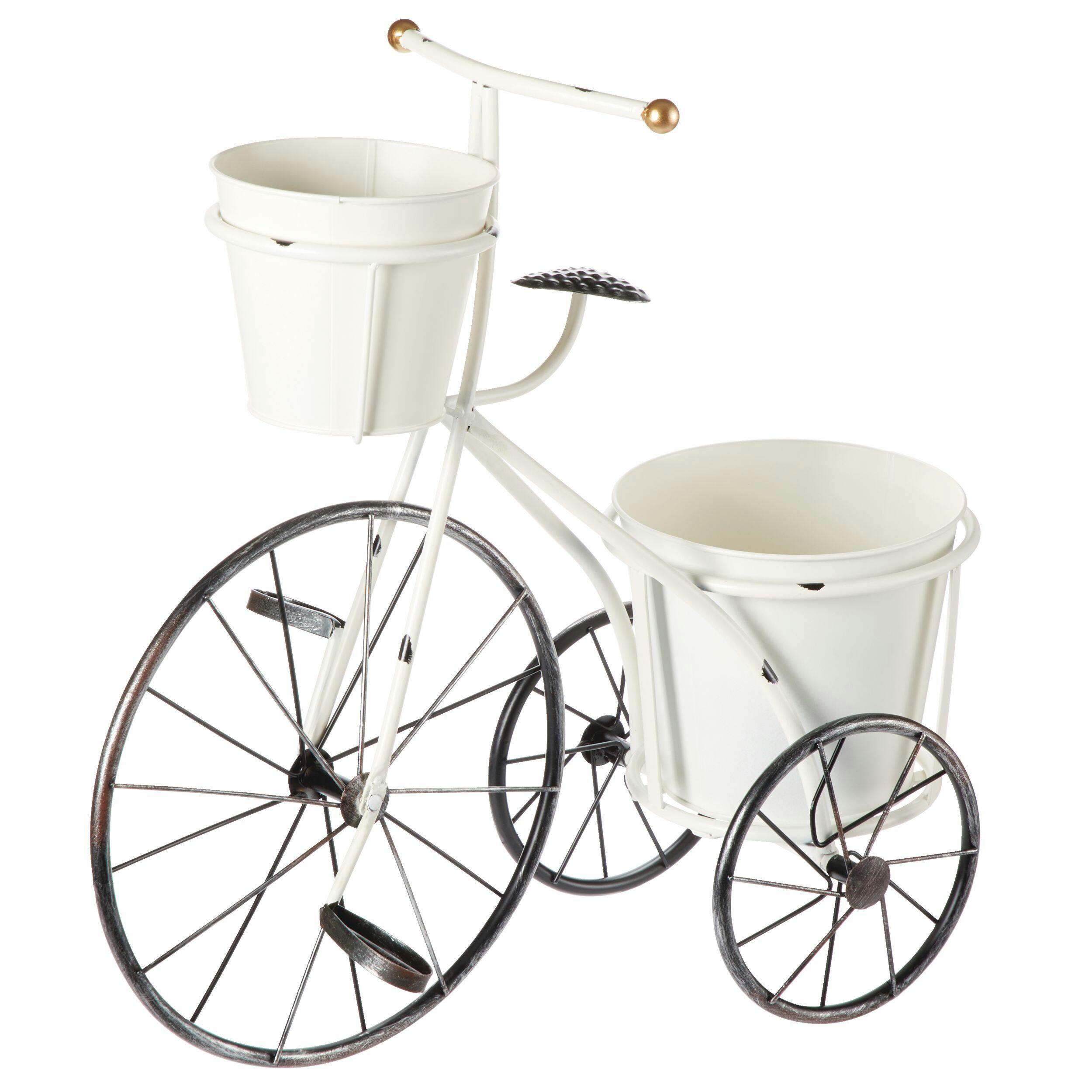 For Living Tricycle Planter & Plant Stand, 20.47-in, Multi-Colour