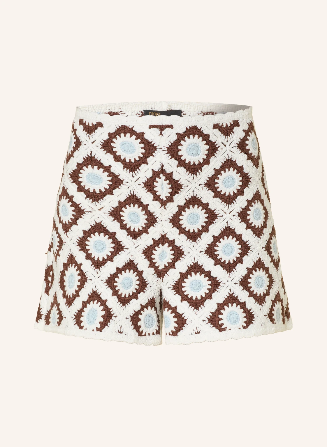 maje Häkelshorts