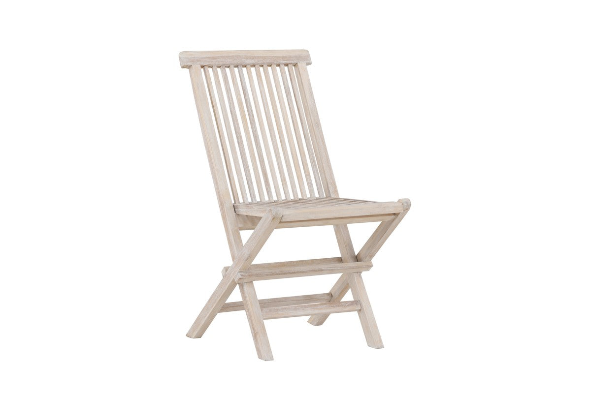 Rebellenclub Crema Tuinstoel - Set van 2 - Whitewash