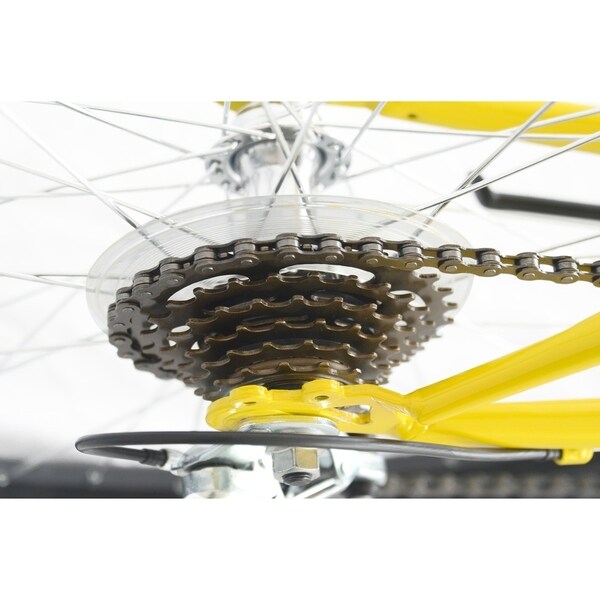 Titan Pioneer Men's 18-speed Mountain Bike, Yellow