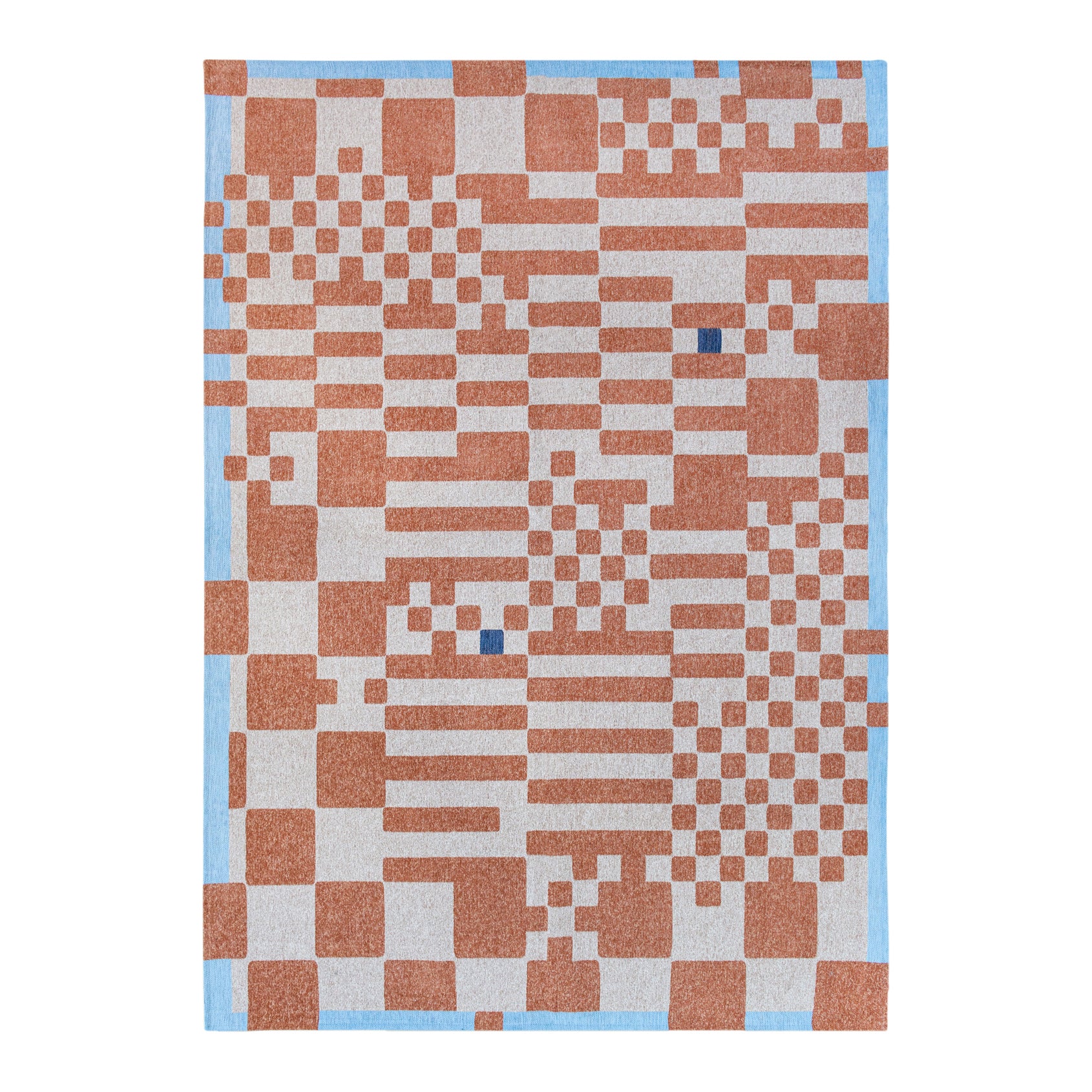 Louis de Poortere Craft Chess Vloerkleed 80 x 150 cm - Nude