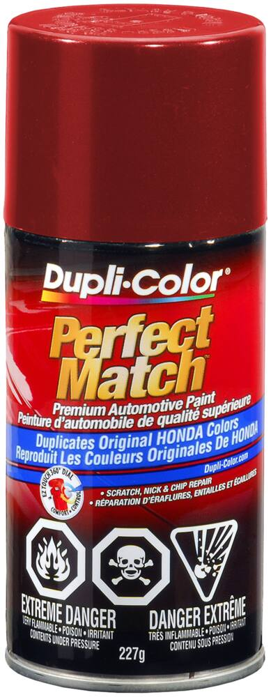 Dupli-Color Perfect Match Premium Acrylic Lacquer Automotive Aerosol Spray Paint, Rallye Red, 227-g