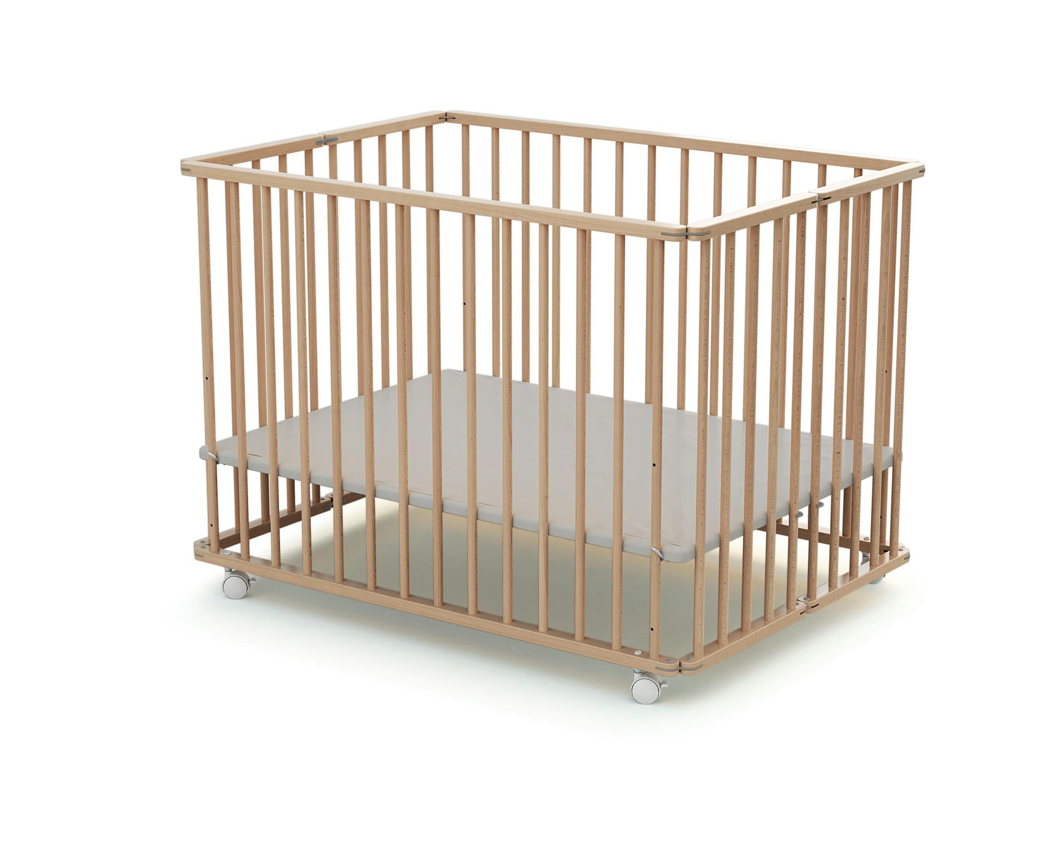 - Parc pliant 70x100 hêtre verni