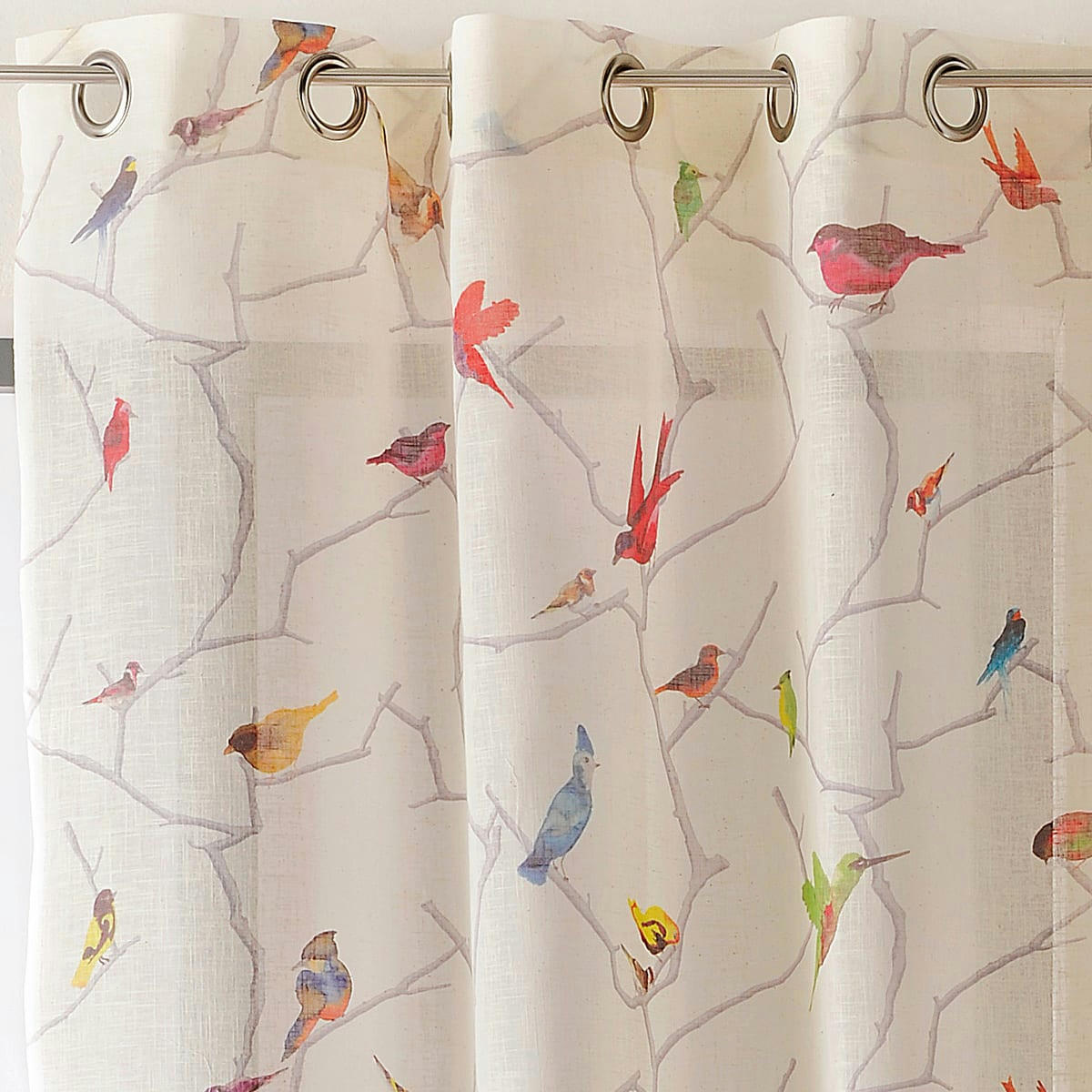 - Rideau occultant bucolique imprimé 