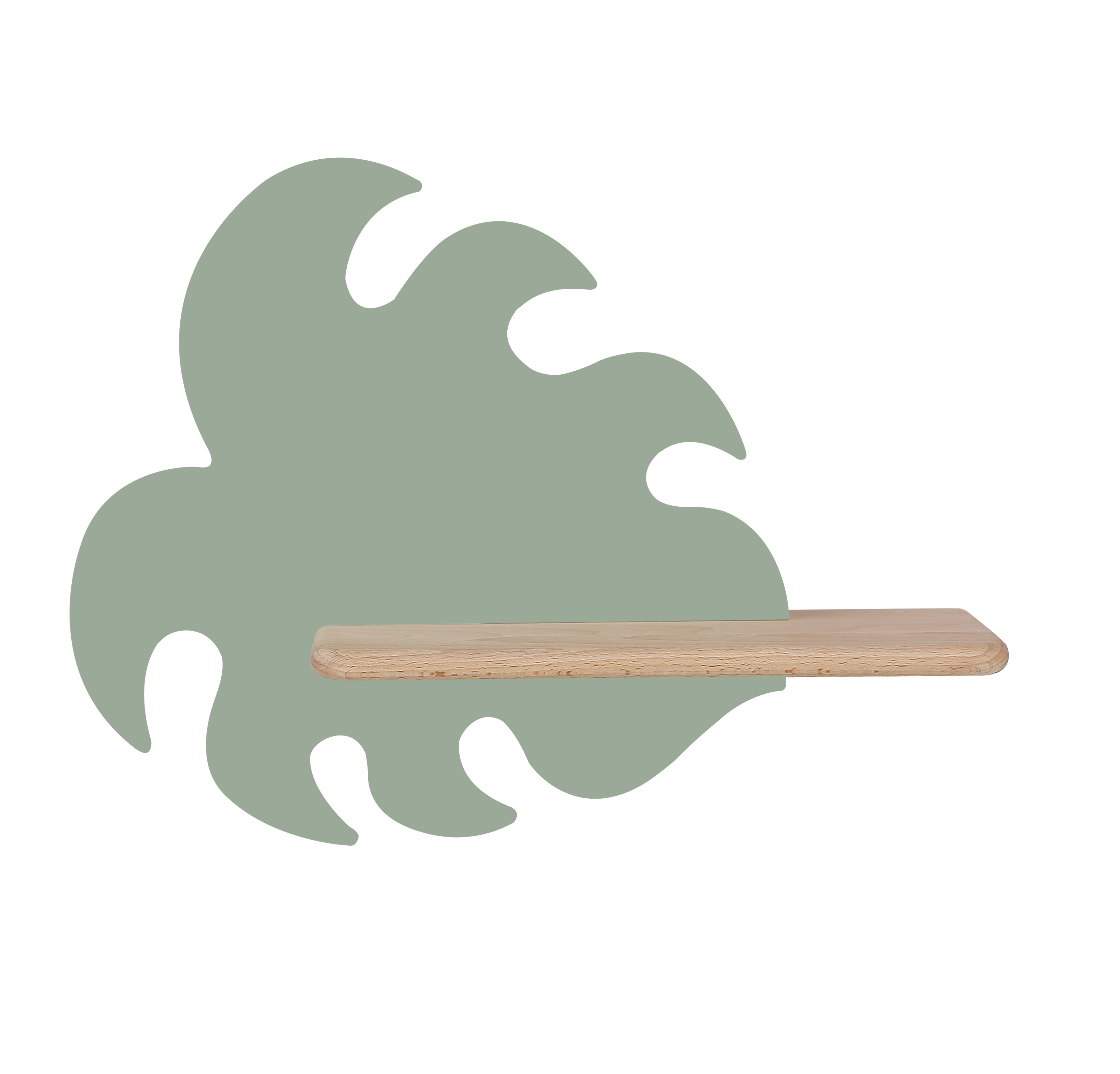 Lampa kinkiet MONSTERA 5w led 4000k iq kids zielony