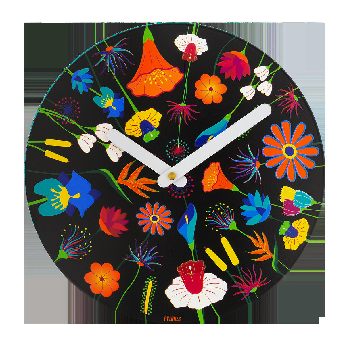 HAPPY TIME - Horloge en métal D26cm