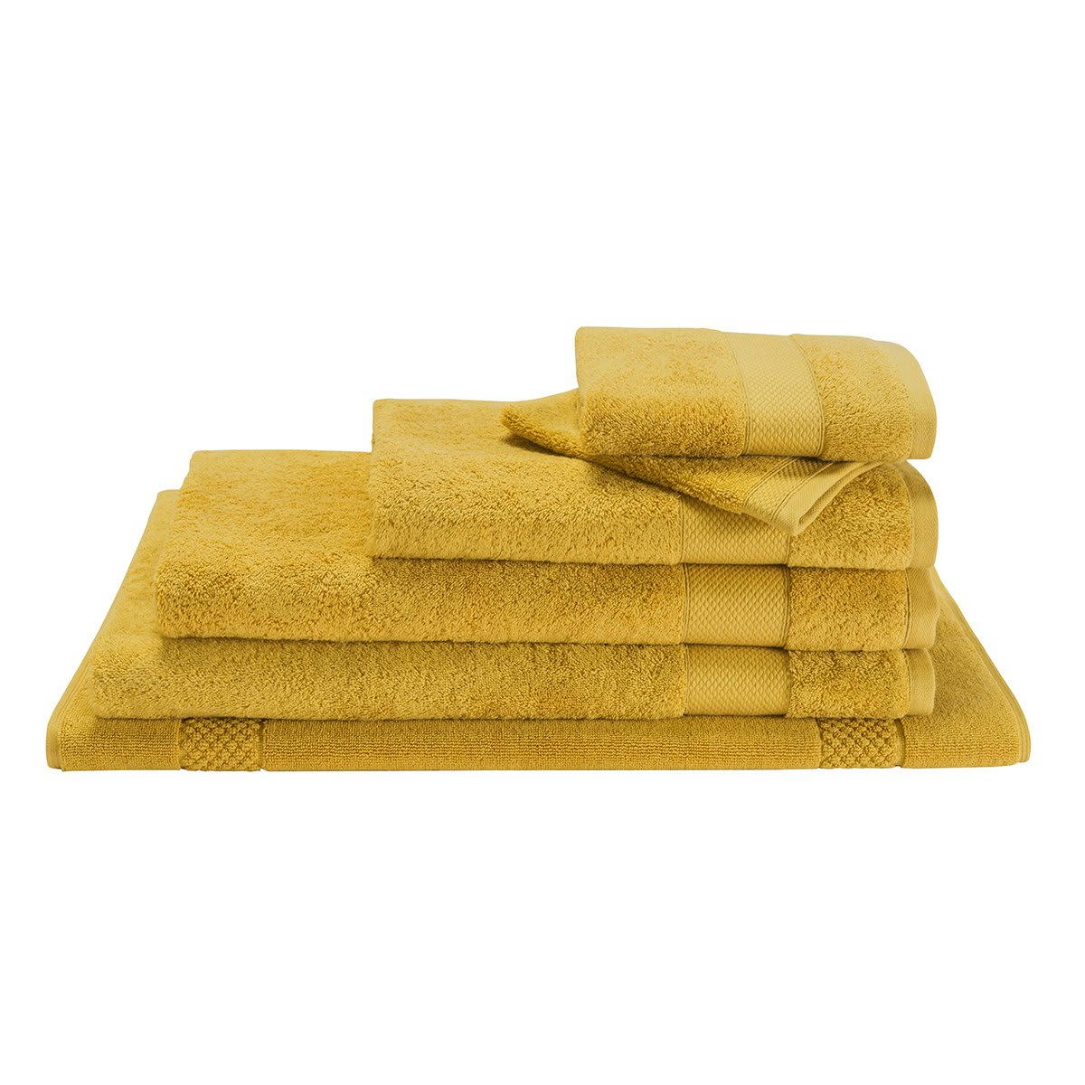 PÉTALE - Drap de douche coton miel 70x140 cm