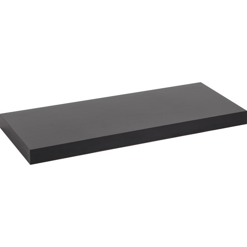 Tablette murale noire 60 x 23,5 x 3,8 cm PRACTO HOME