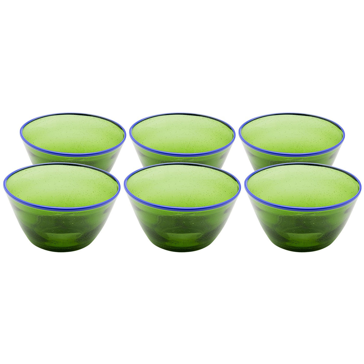 Kare Design Kommen Bubbles groen (6/set)