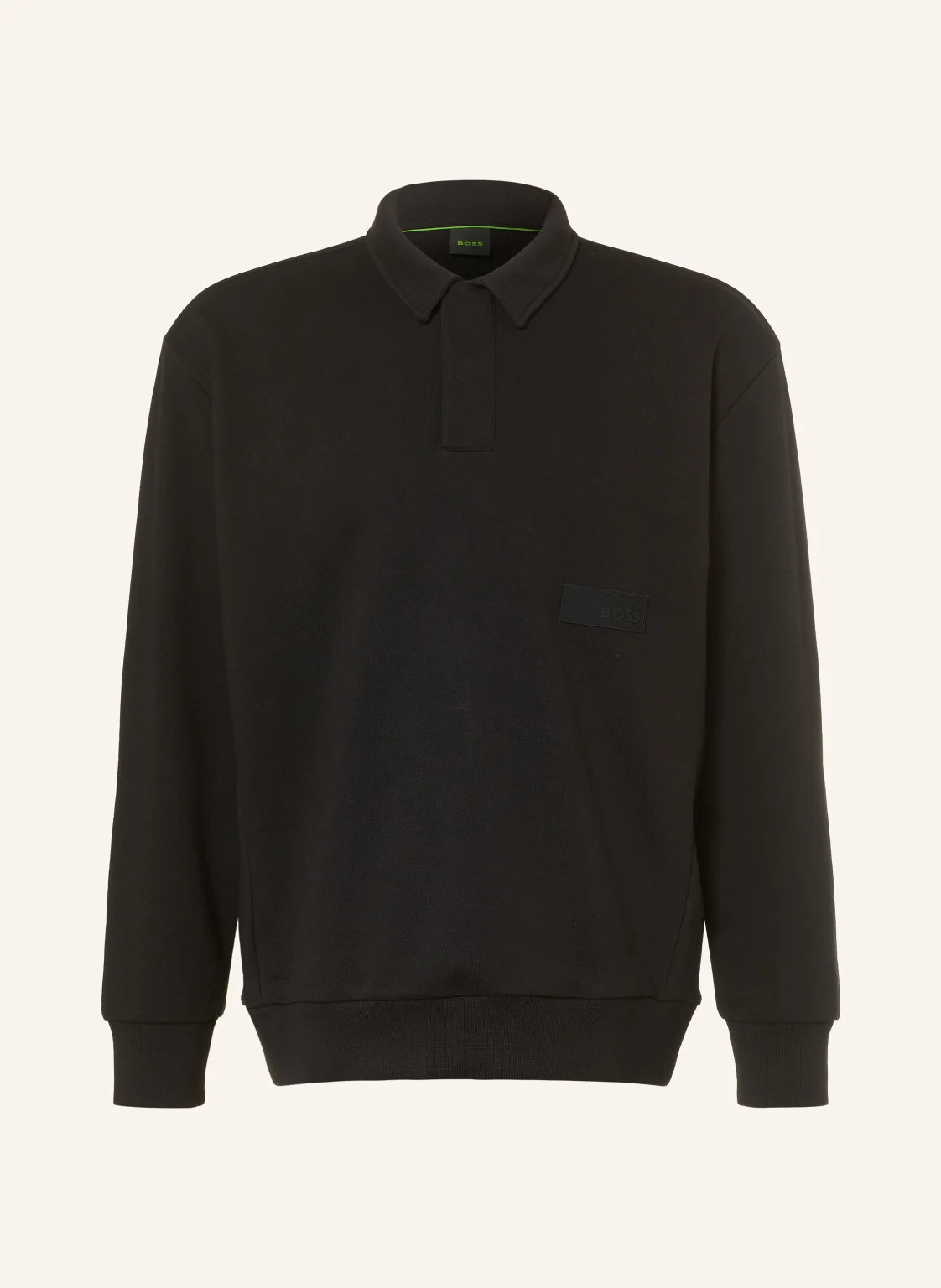 BOSS Sweat-Poloshirt PLACKET
