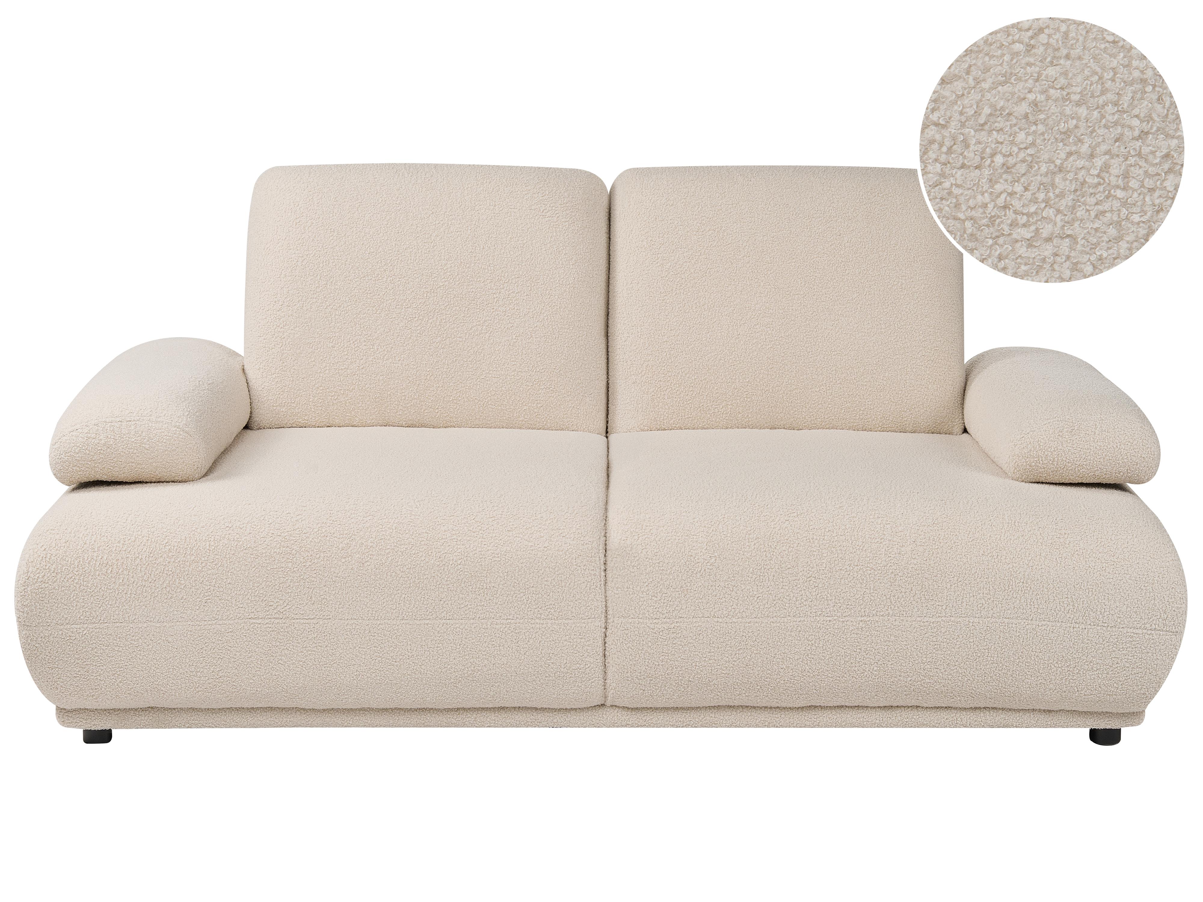 Living Room Set 5 Seater NACKA Boucle Beige