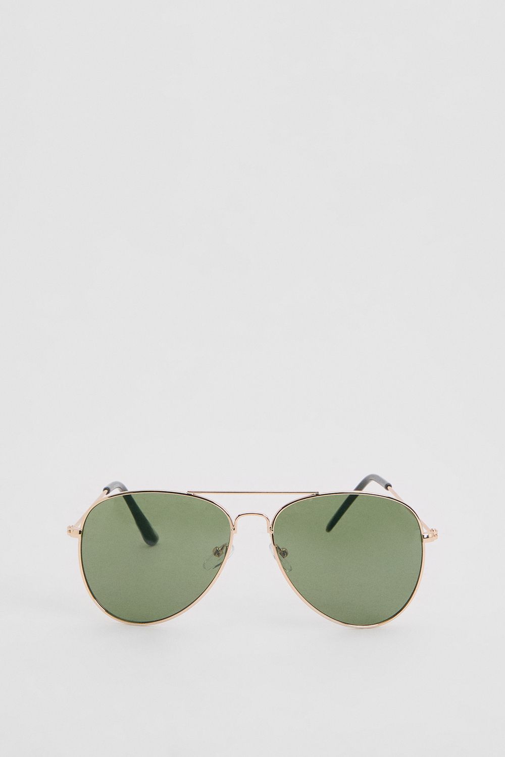 Burton Gold Classic Aviator Style Sunglasses