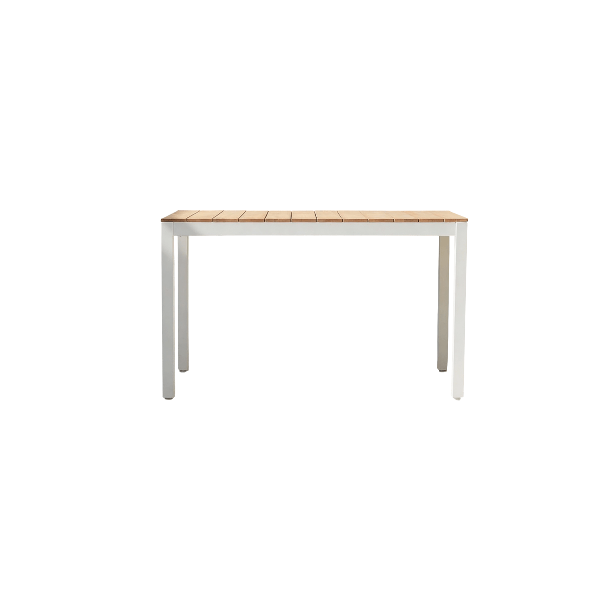 Tikamoon Tuintafel van massief acaciahout en metaal 6 pers. - Bruin