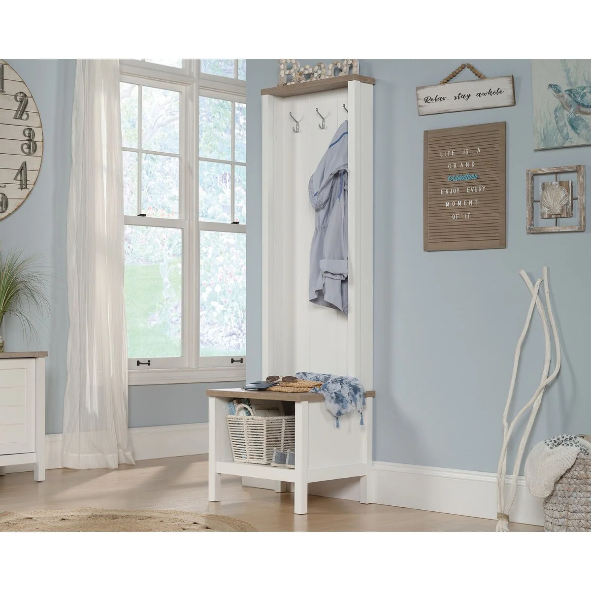 Cottage Road Hall Tree W/bench Gw