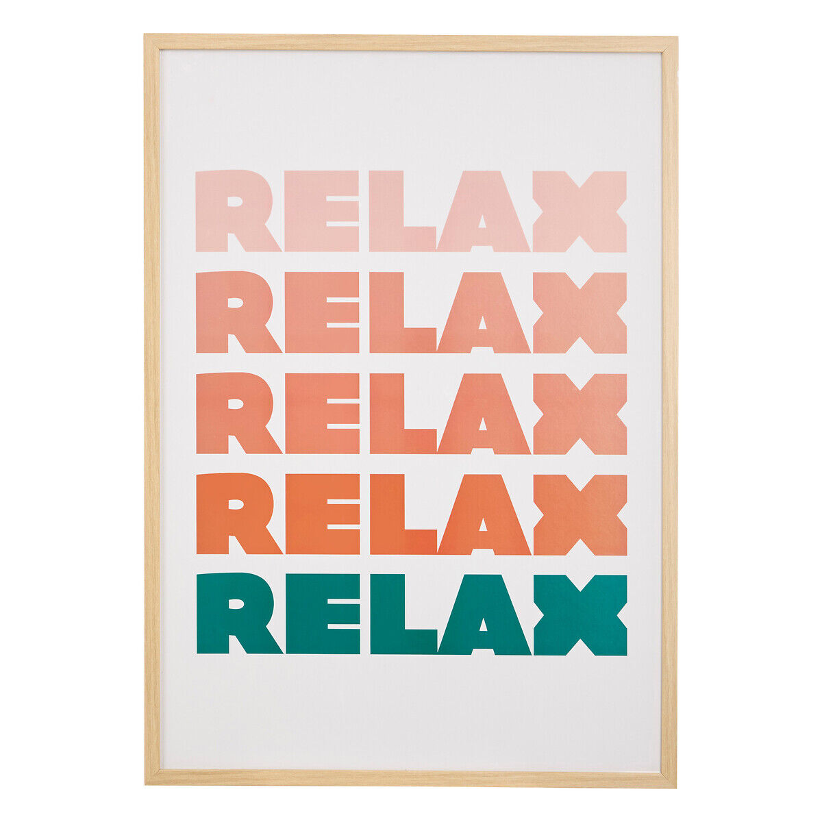 Quadro decorativo relax DARIUS coral 50x70cm