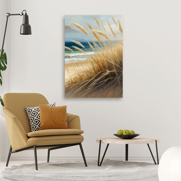 Feeby Obraz na płótnie, plaża, wydmy morskie, przyroda 40x60