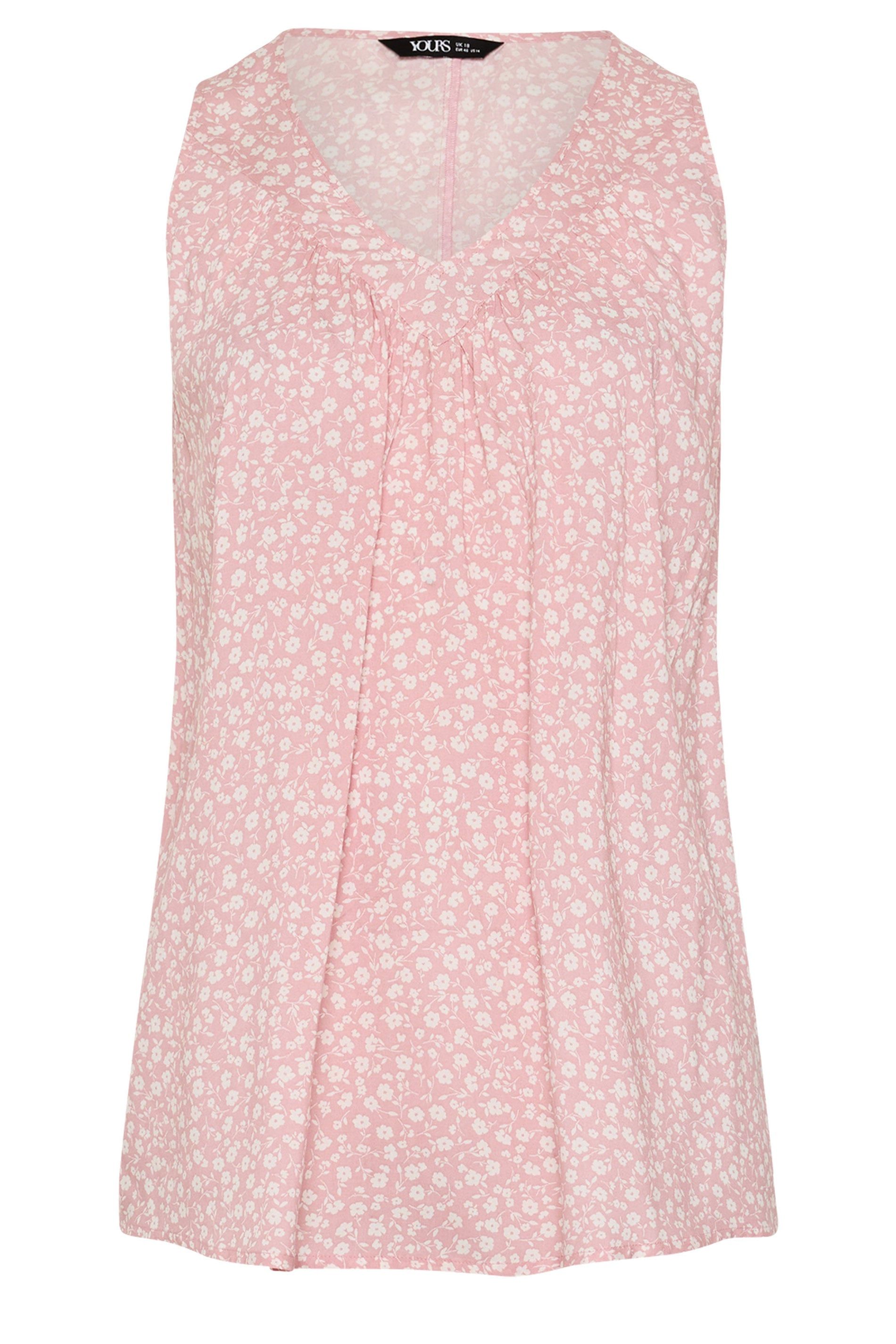 Yours Ditsy Floral Vest Top