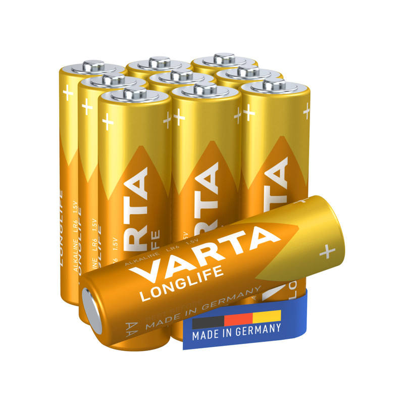 Varta longlife AA batterijen - set van 10