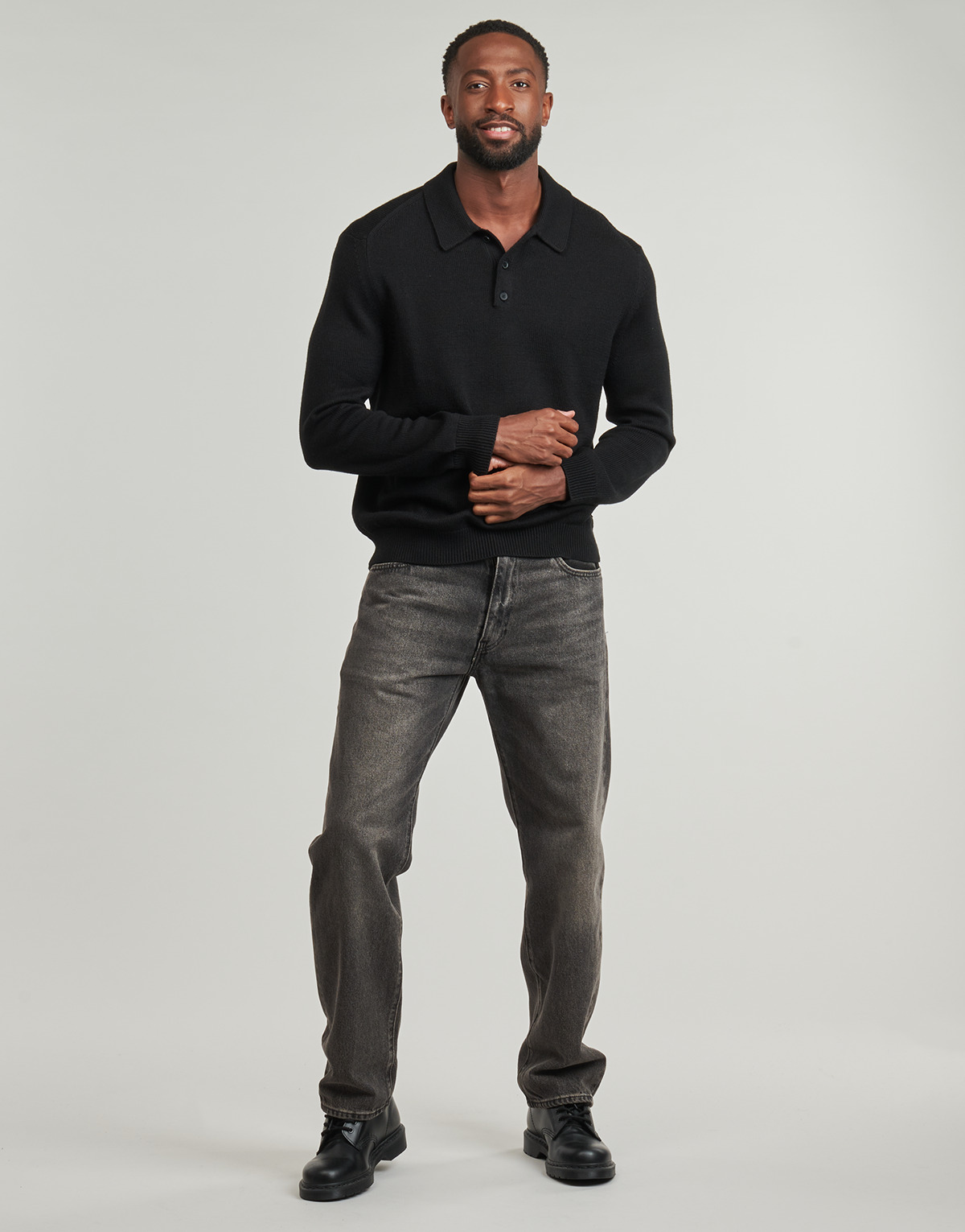 Levi's - 555® RELAXED STRAIGHT - Black