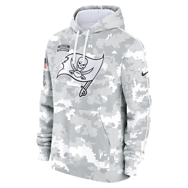 Tampa Bay Buccaneers Nike 2024 Salute to Service Club Fleece Pullover Hoodie - Arctic Camo