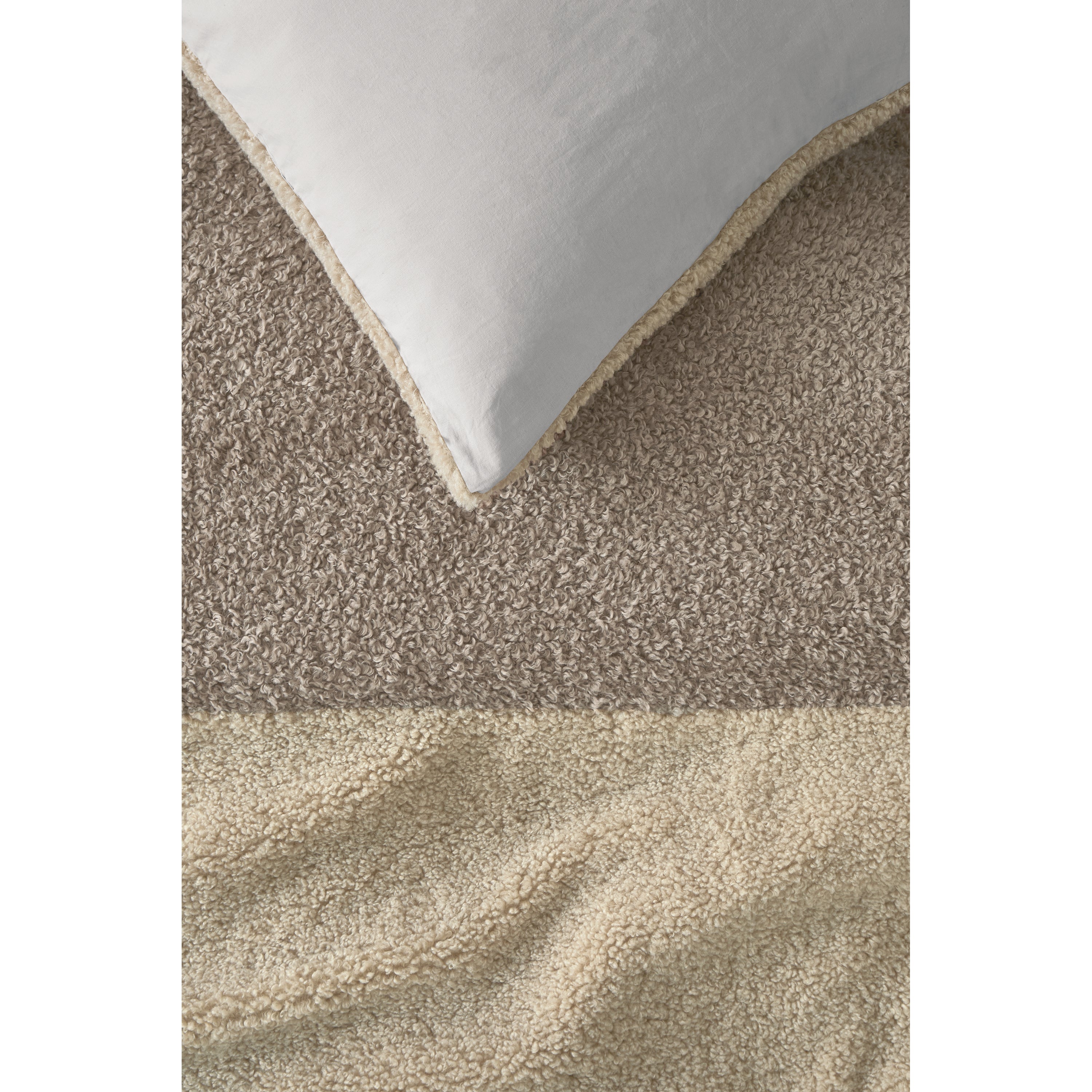 Rivièra Maison Huggle Dekbedovertrek 200 x 200/220 cm - Zand