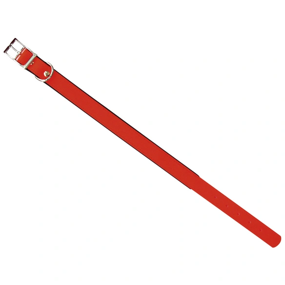 Hundehalsband, Größe: 55 cm, Biothane, neonorange