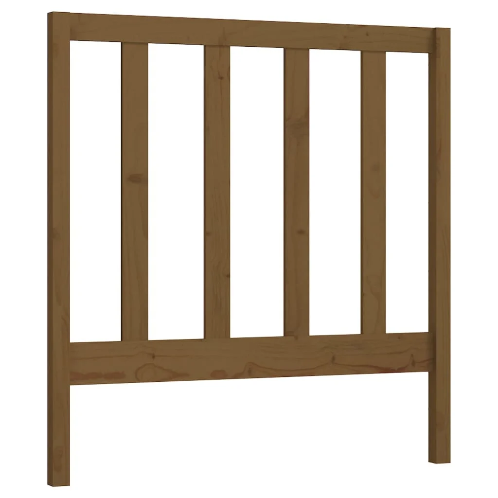 Wezgłowie łóżka Brąz 81 x 100 cm Pine Wood vidaXL