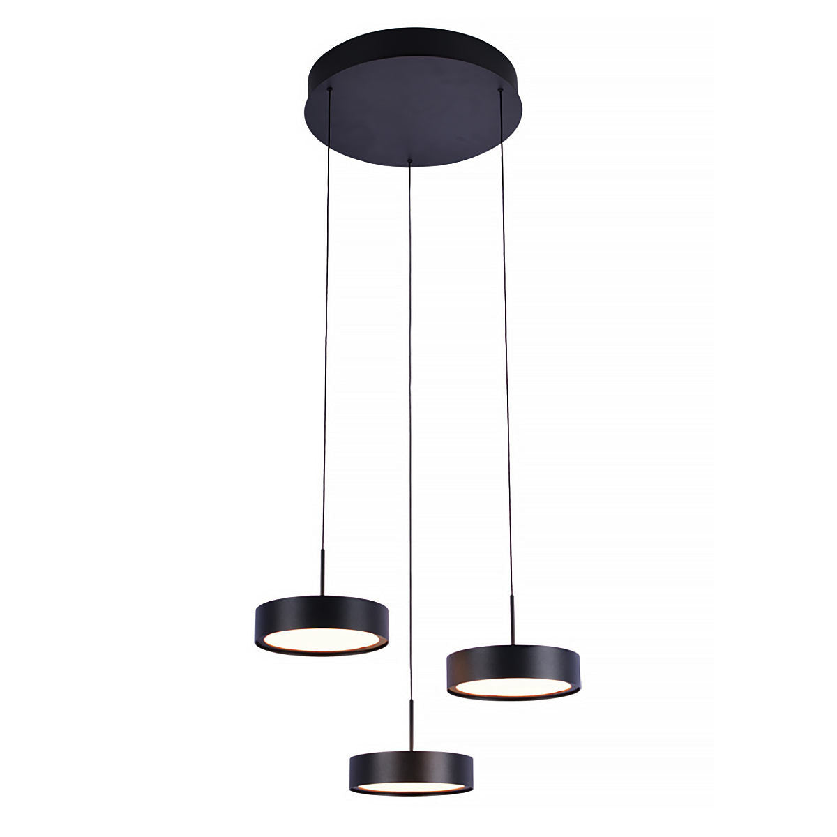 Freelight hanglamp Alieno - 3 lichts - 33 x 150  cm - beige