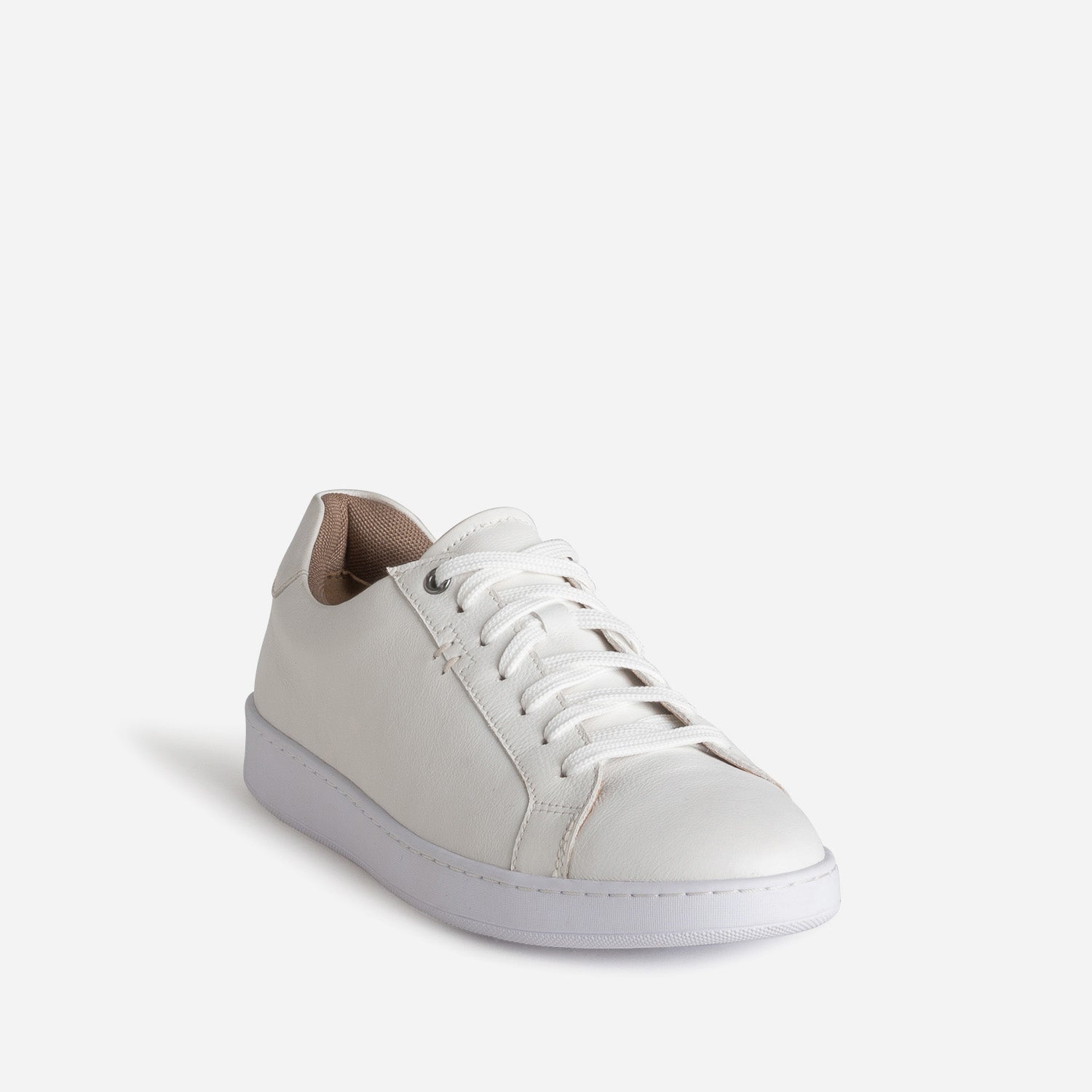 Tennis blanche cuir